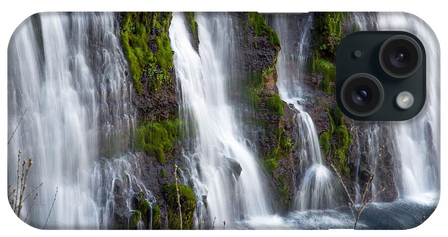 Burney Falls iPhone Case featuring the photograph Burney Falls #1 by Janet Kopper