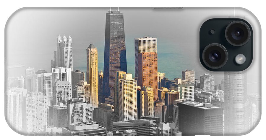 Chicago iPhone Case featuring the photograph Chicago from Above #1 by Lev Kaytsner