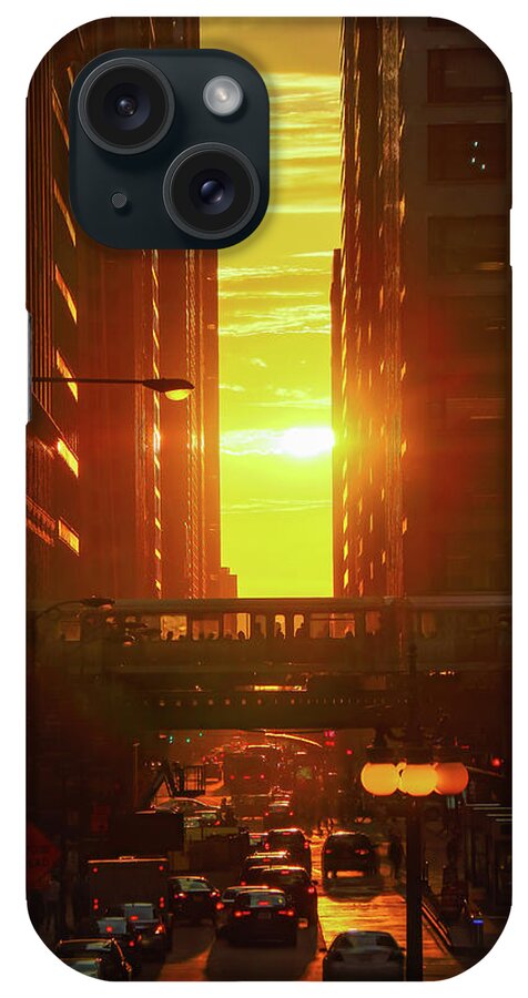  iPhone Case featuring the photograph ChicagoHenge #1 by Tony HUTSON
