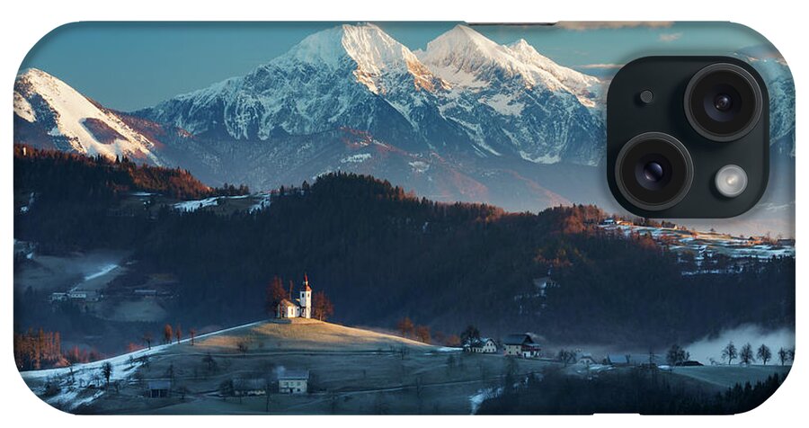 Sveti iPhone Case featuring the photograph Church of Saint Thomas at sunrise #1 by Ian Middleton