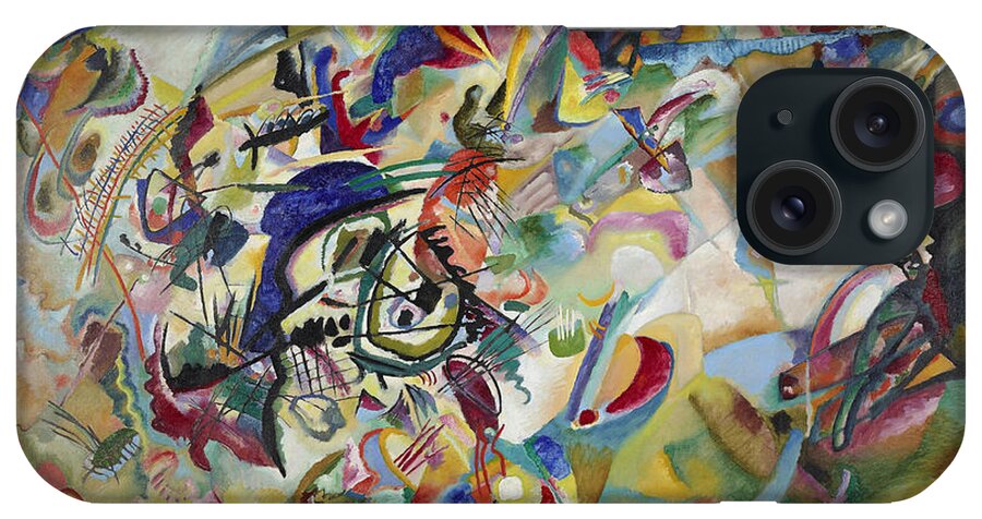 Wassily Kandinsky iPhone Case featuring the painting Composition VII #7 by Wassily Kandinsky