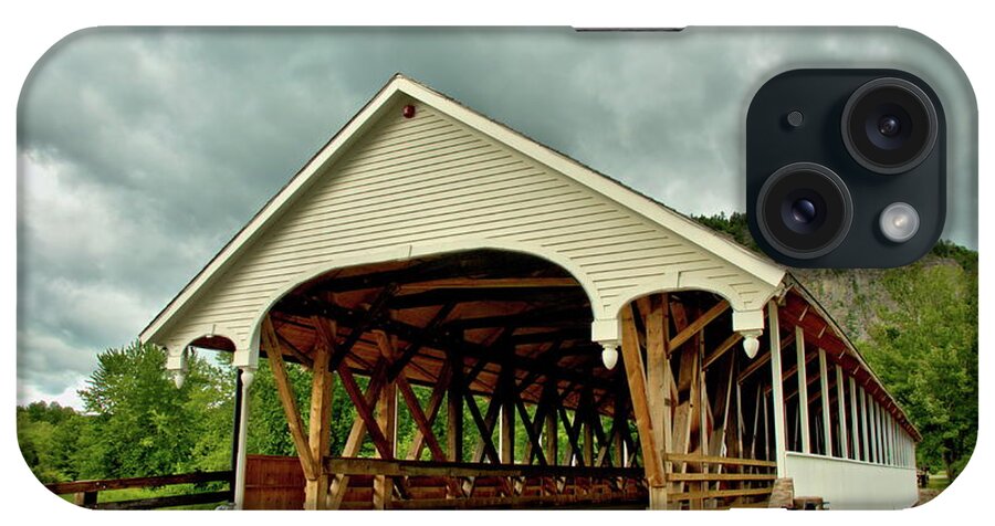 Bridge iPhone Case featuring the photograph Covered Bridge #1 by Harry Moulton