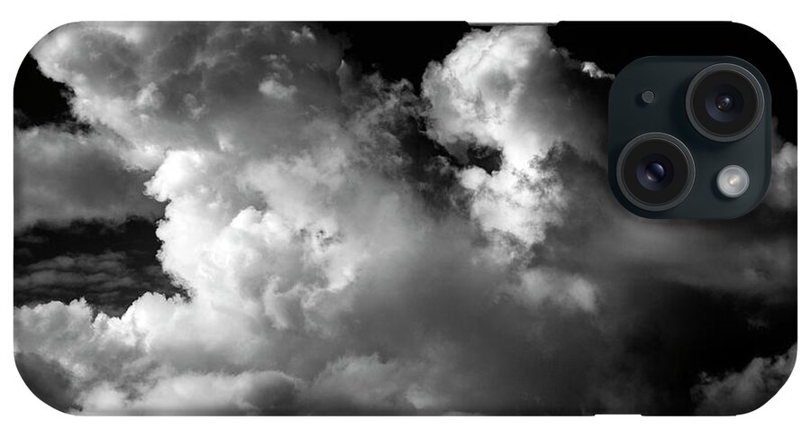 Atmosphere iPhone Case featuring the photograph Cumulus Conjestus Clouds #1 by Jim Corwin