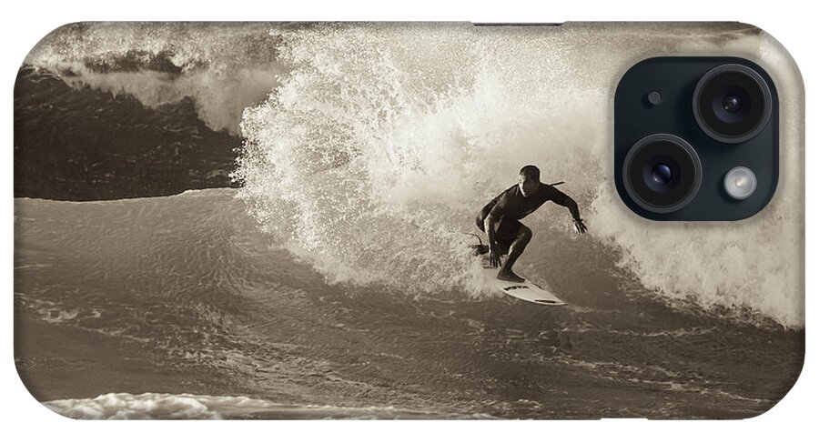 Surf iPhone Case featuring the photograph Curl #1 by Alex Lapidus