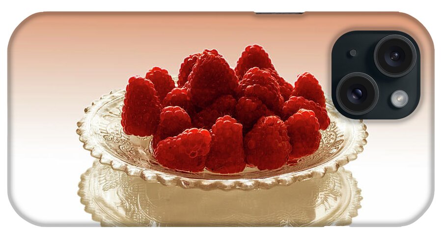 Fresh Fruit iPhone Case featuring the photograph Delicious Raspberries #1 by David French