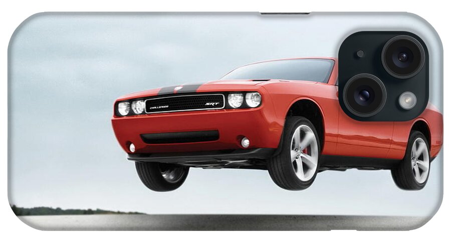 Dodge Challenger Srt8 iPhone Case featuring the photograph Dodge Challenger SRT8 #1 by Jackie Russo