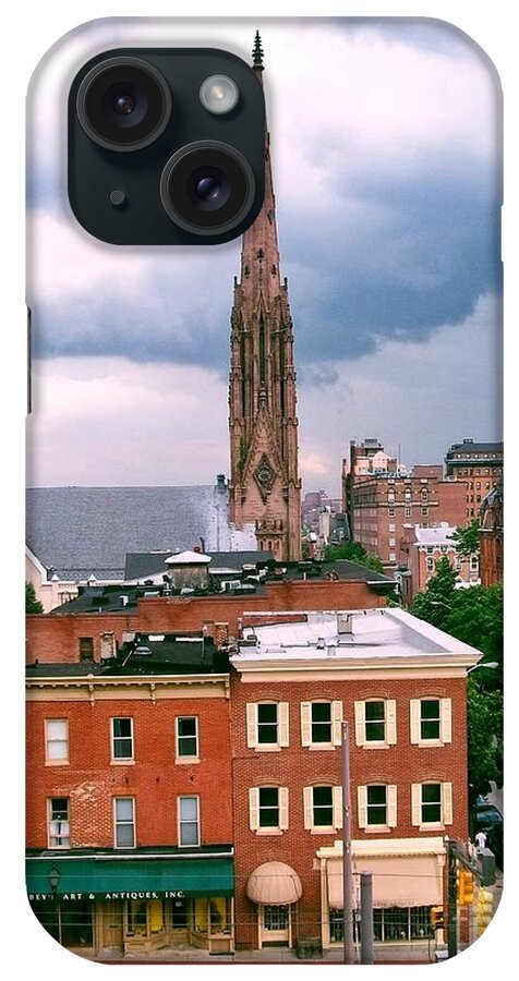 Churches iPhone Case featuring the photograph East Baltimore by Walter Neal
