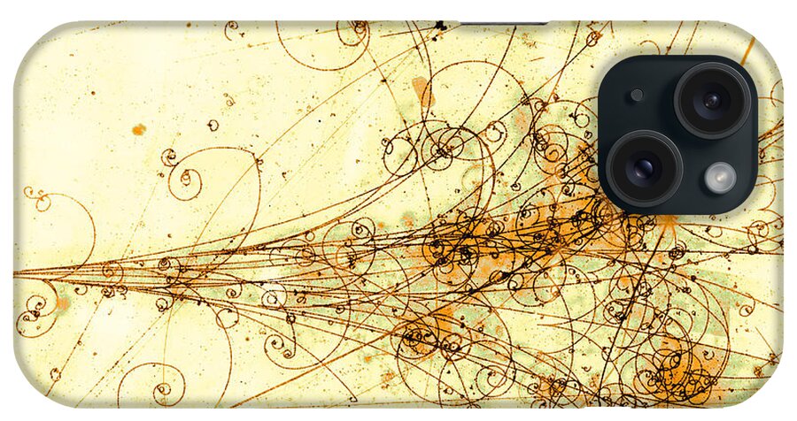 Electron iPhone Case featuring the photograph Electron positron particle shower by Spl