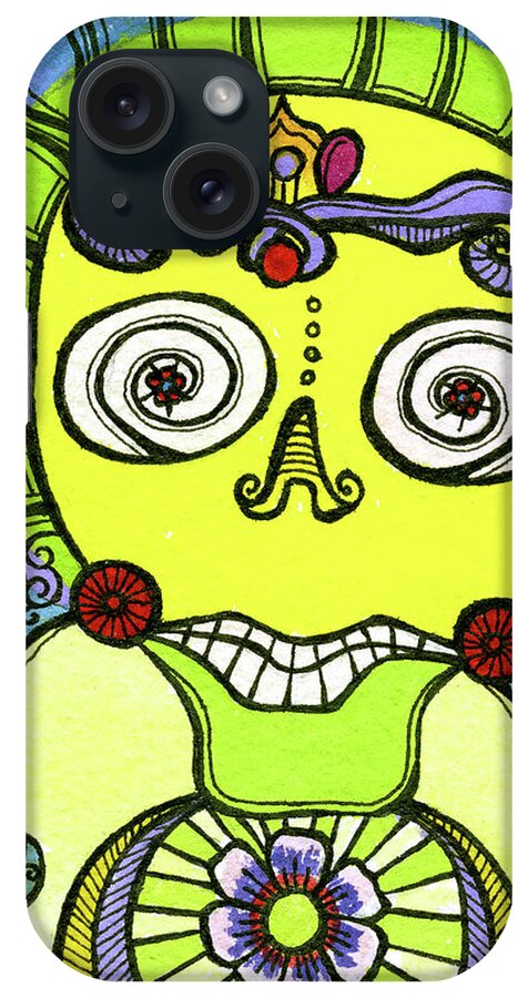 Paintings iPhone Case featuring the painting Empire Queen by Dar Freeland