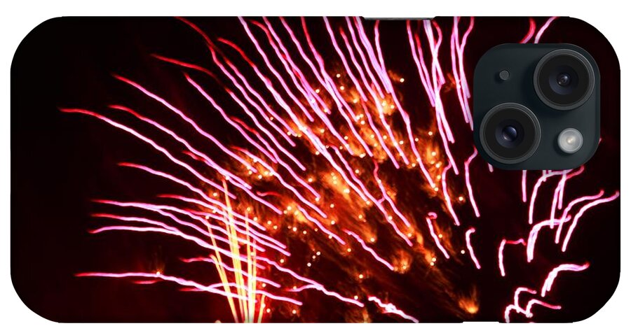 Firework iPhone Case featuring the photograph Fireworks #1 by Donn Ingemie