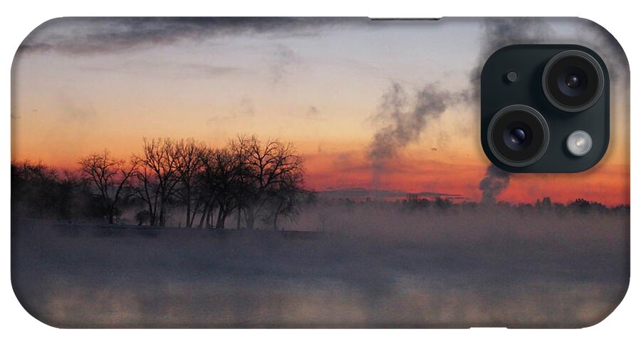 Fog iPhone Case featuring the photograph Fog On The Lake #1 by Trent Mallett