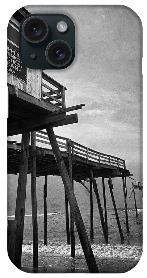 Frisco Pier iPhone Case featuring the photograph Frisco Pier #1 by AnneMarie Welsh