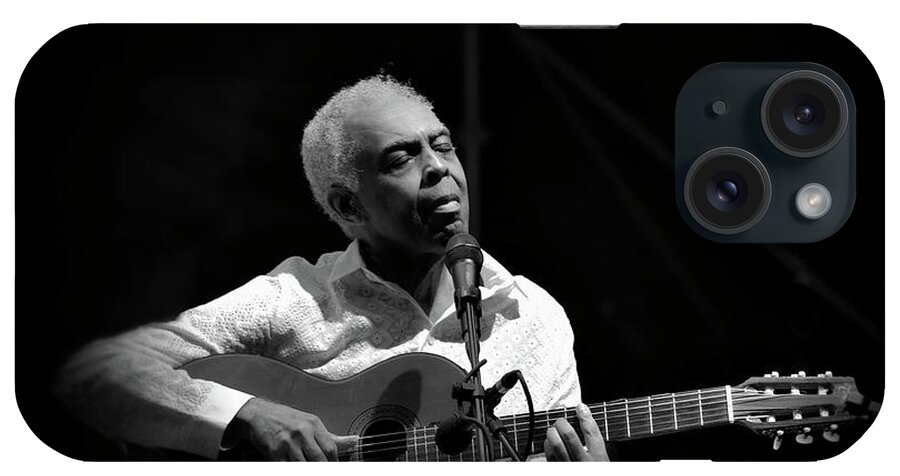  Gilberto Gil iPhone Case featuring the photograph Gilberto Gil #2 by Jean Francois Gil