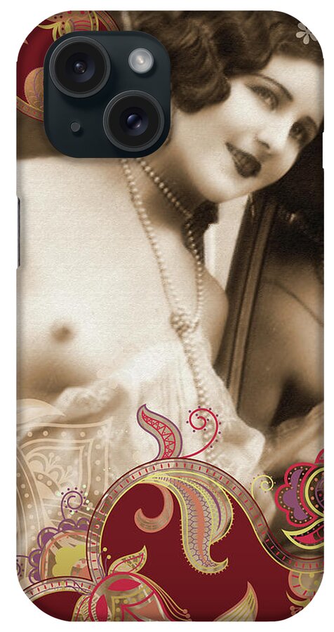 Nostalgic Seduction iPhone 15 Case featuring the photograph Nostalgic Seduction Goddess #53 by Chris Andruskiewicz