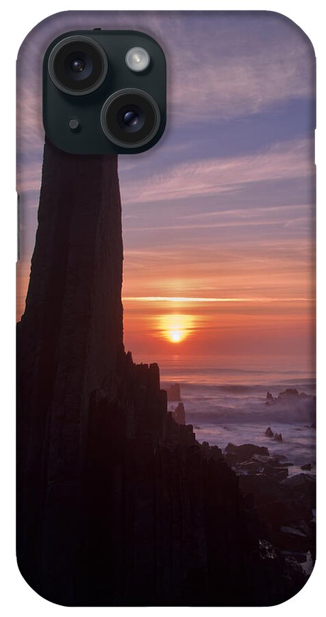 Hartland iPhone Case featuring the photograph Hartland Seascape from the West coast of Devon #1 by Pete Hemington