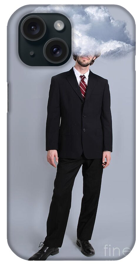 People iPhone Case featuring the photograph Head in the Clouds #2 by Robin Treadwell