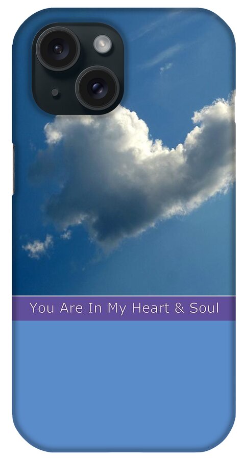 Heart iPhone Case featuring the photograph Heart Cloud Sedona by Mars Besso