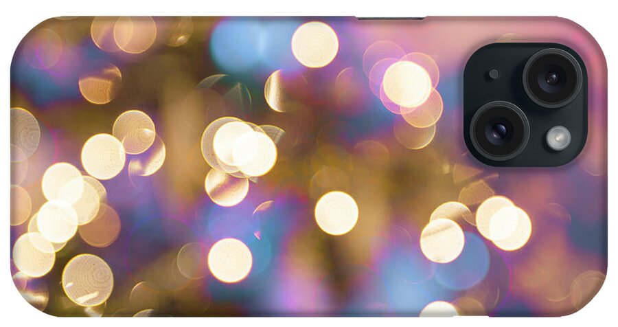 White iPhone Case featuring the photograph Holiday background by Patricia Hofmeester