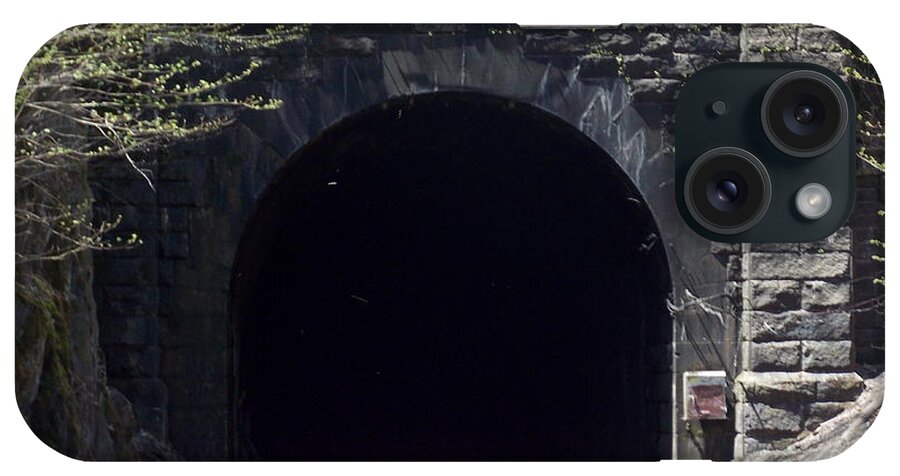 Hoosiac Train Tunnel iPhone Case featuring the photograph Hoosiac Train Tunnel by Catherine Gagne