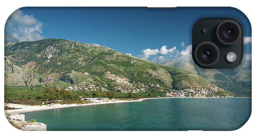 Albania iPhone Case featuring the photograph Ionian Sea Coast Of Southern Albania On Sunny Day #1 by JM Travel Photography