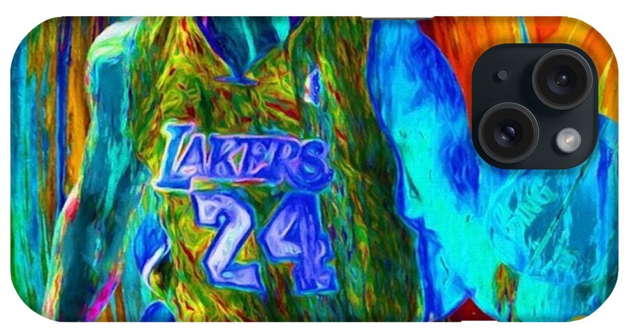 Mvp iPhone Case featuring the photograph @kobebryant @lakers @dodgers #1 by David Haskett II