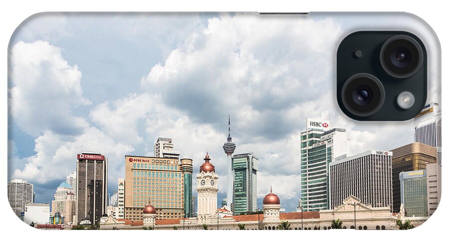 Kuala Lumpur iPhone Case featuring the photograph Kuala Lumpur cityscape #1 by Didier Marti
