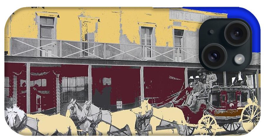 Last Stage To Tombstone Arizona Old Modoc 1903-2013 iPhone Case featuring the photograph Last Stage To Tombstone Arizona Old Modoc 1903-2013 #2 by David Lee Guss