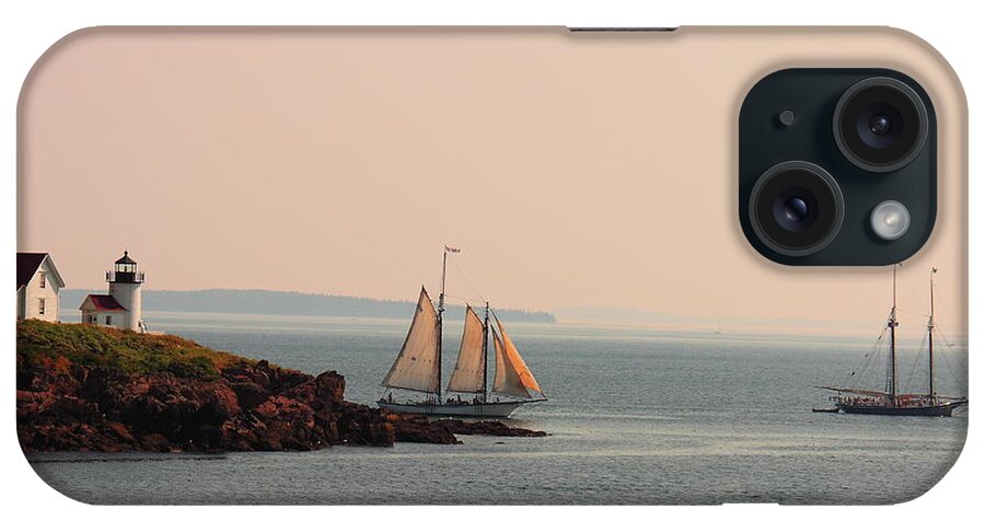 Seascape iPhone Case featuring the photograph Leaving Camden Harbor #1 by Doug Mills