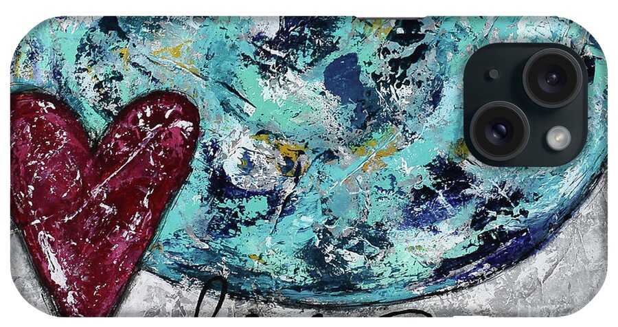 Love iPhone Case featuring the painting Love Wins #1 by Kirsten Koza Reed