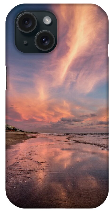 Clouds iPhone Case featuring the photograph Low Tide Mirror #1 by Debra and Dave Vanderlaan