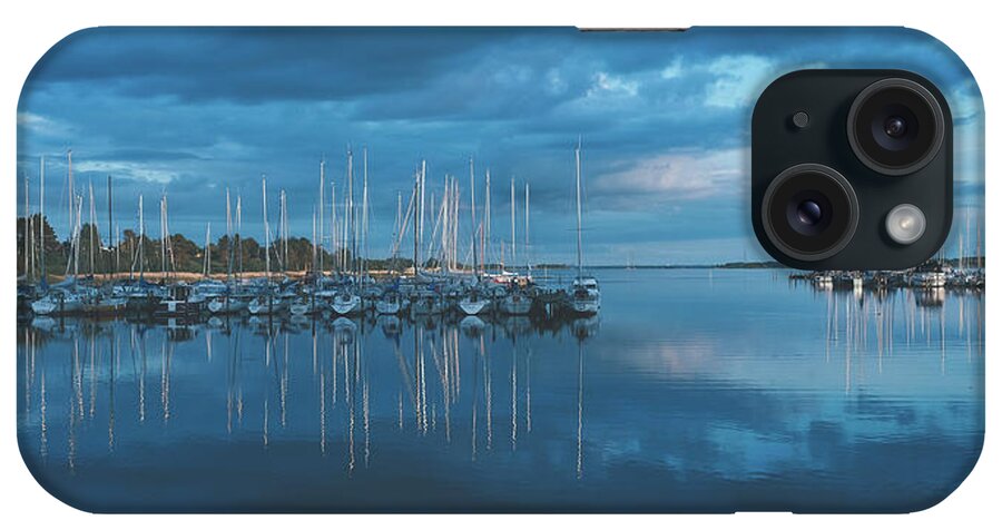 Denmark iPhone Case featuring the photograph Marina At Dusk #1 by Mountain Dreams