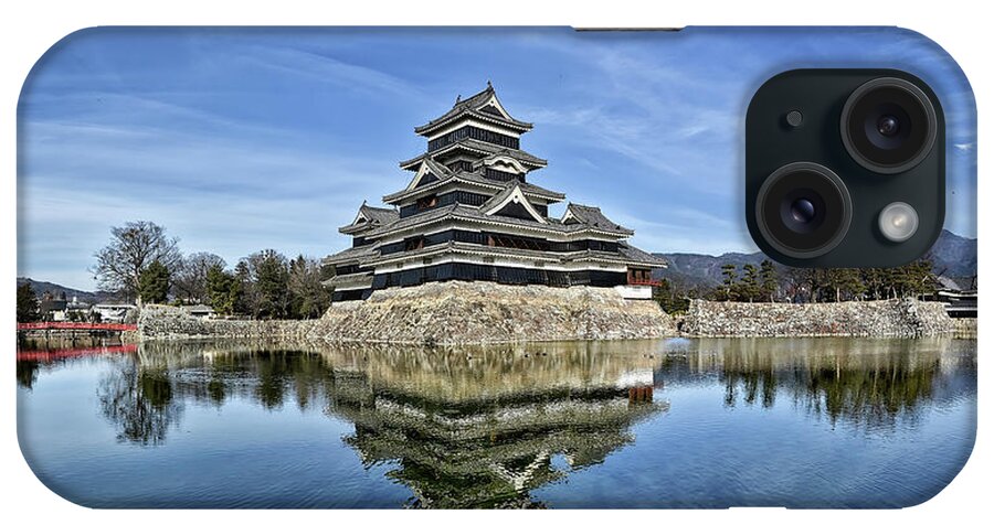  iPhone Case featuring the photograph Matsumoto Castle Panorama #1 by Kuni Photography