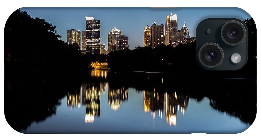Skyline iPhone Case featuring the photograph Midtown Skyline #1 by Mike Dunn