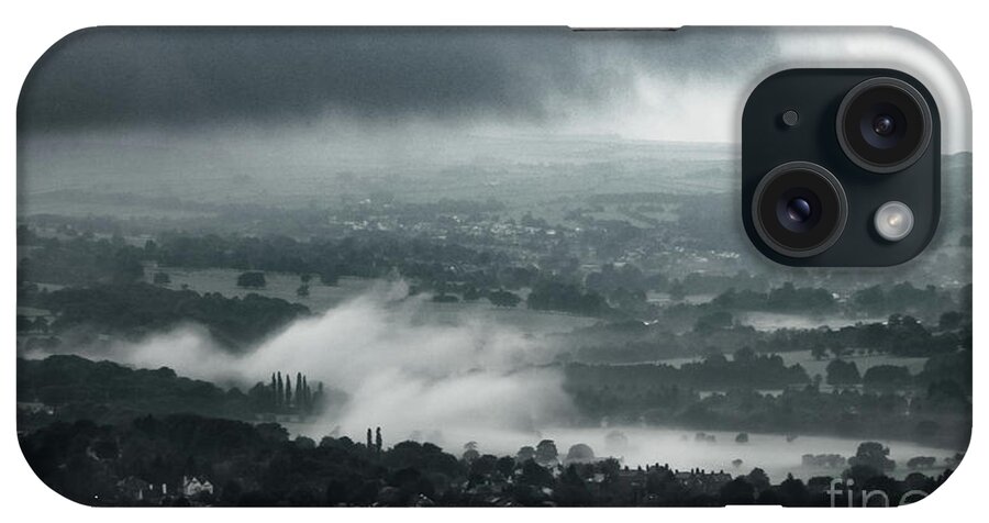 Airedale iPhone Case featuring the photograph Misty morning in Ilkley by Mariusz Talarek