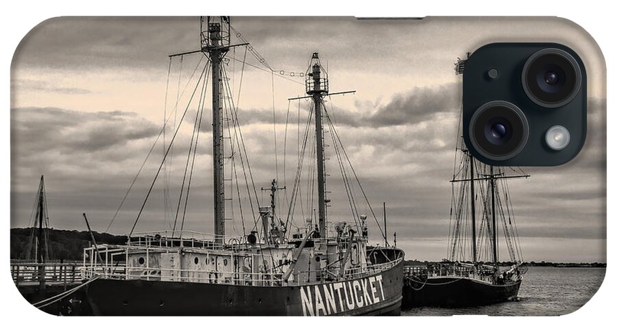 Nantucket Lightship iPhone Case featuring the photograph Nantucket Lightship #1 by Jeff Breiman