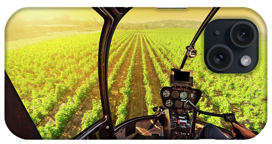 Napa Valley iPhone Case featuring the photograph Napa Valley scenic flight #1 by Benny Marty