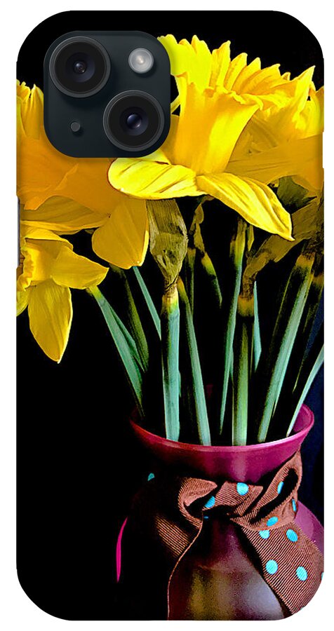 Narcissus iPhone Case featuring the photograph Narcissus Bouquet by Barbara Zahno