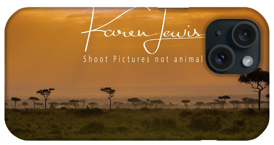 Masai Mara iPhone Case featuring the photograph New Day on the Mara #1 by Karen Lewis
