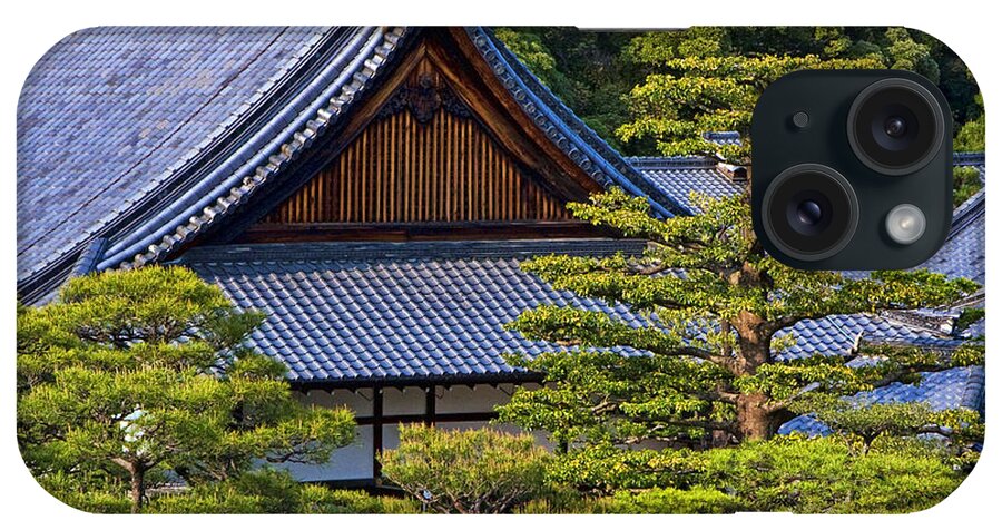 Japan iPhone Case featuring the photograph Nijo Castle Gardens Kyoto Japan #1 by Waterdancer 