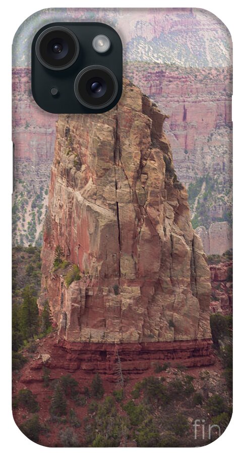 Rock iPhone Case featuring the photograph North Rim Rock #1 by Louise Magno