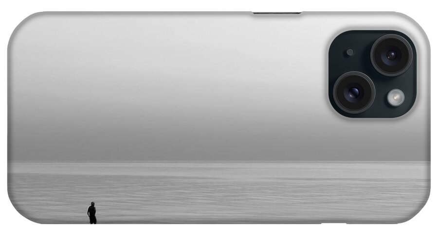 Lake iPhone Case featuring the photograph One Man #1 by Dana DiPasquale