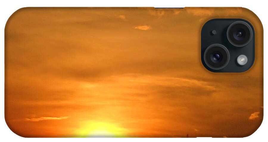 Nepa iPhone Case featuring the photograph Orange Sunset II by Christina Verdgeline