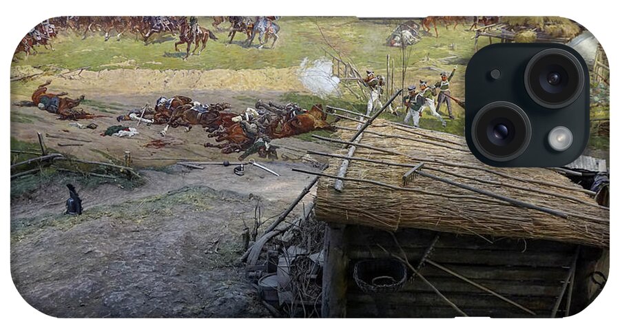 Details iPhone Case featuring the photograph painting of Battle of Borodino #1 by Vladi Alon