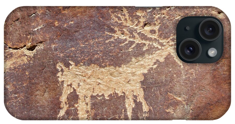 Petroglyph iPhone Case featuring the photograph Petroglyph - Fremont Indian #1 by Breck Bartholomew