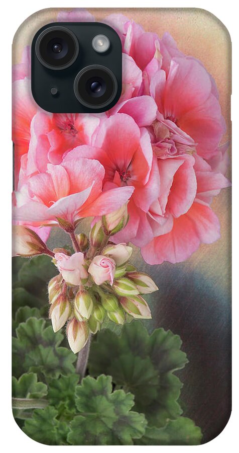 Pink Geranium iPhone Case featuring the photograph Pretty In Pink #2 by Leslie Montgomery