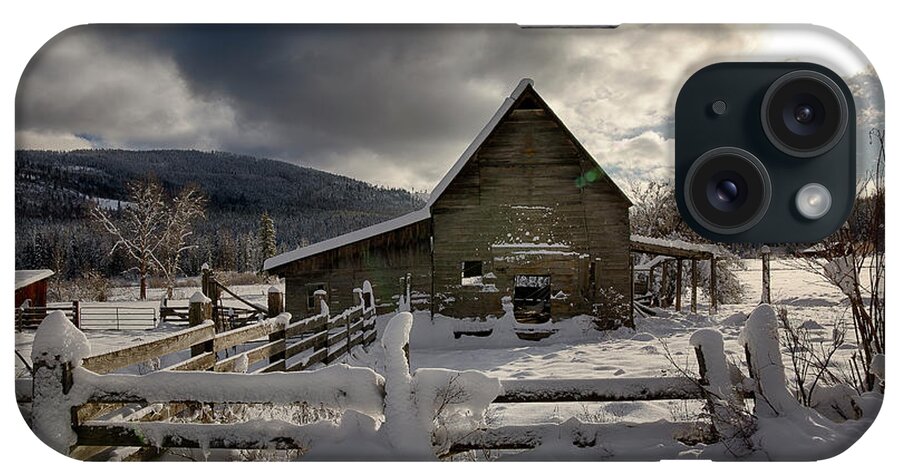 Boundary County iPhone Case featuring the photograph Purcell Barn #1 by Idaho Scenic Images Linda Lantzy