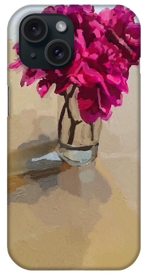 Purple Flowers iPhone Case featuring the photograph Purple Dahlias #1 by Melissa Abbott