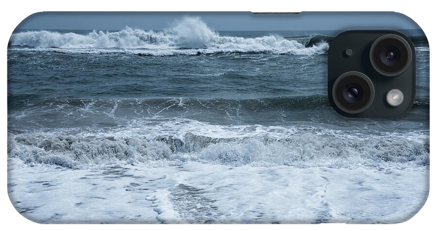 Waves iPhone Case featuring the photograph Rhythm of Ocean waves #1 by Kiran Joshi