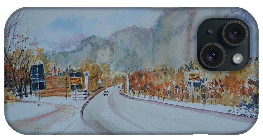 Bavaria iPhone Case featuring the painting Road to Bavaria #1 by P Anthony Visco