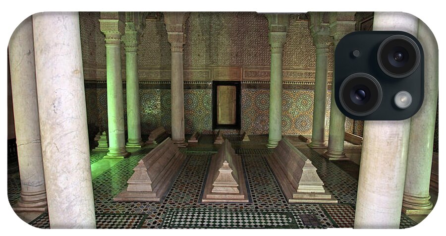 Saadian Tombs iPhone Case featuring the photograph Saadian Tombs #1 by Aivar Mikko